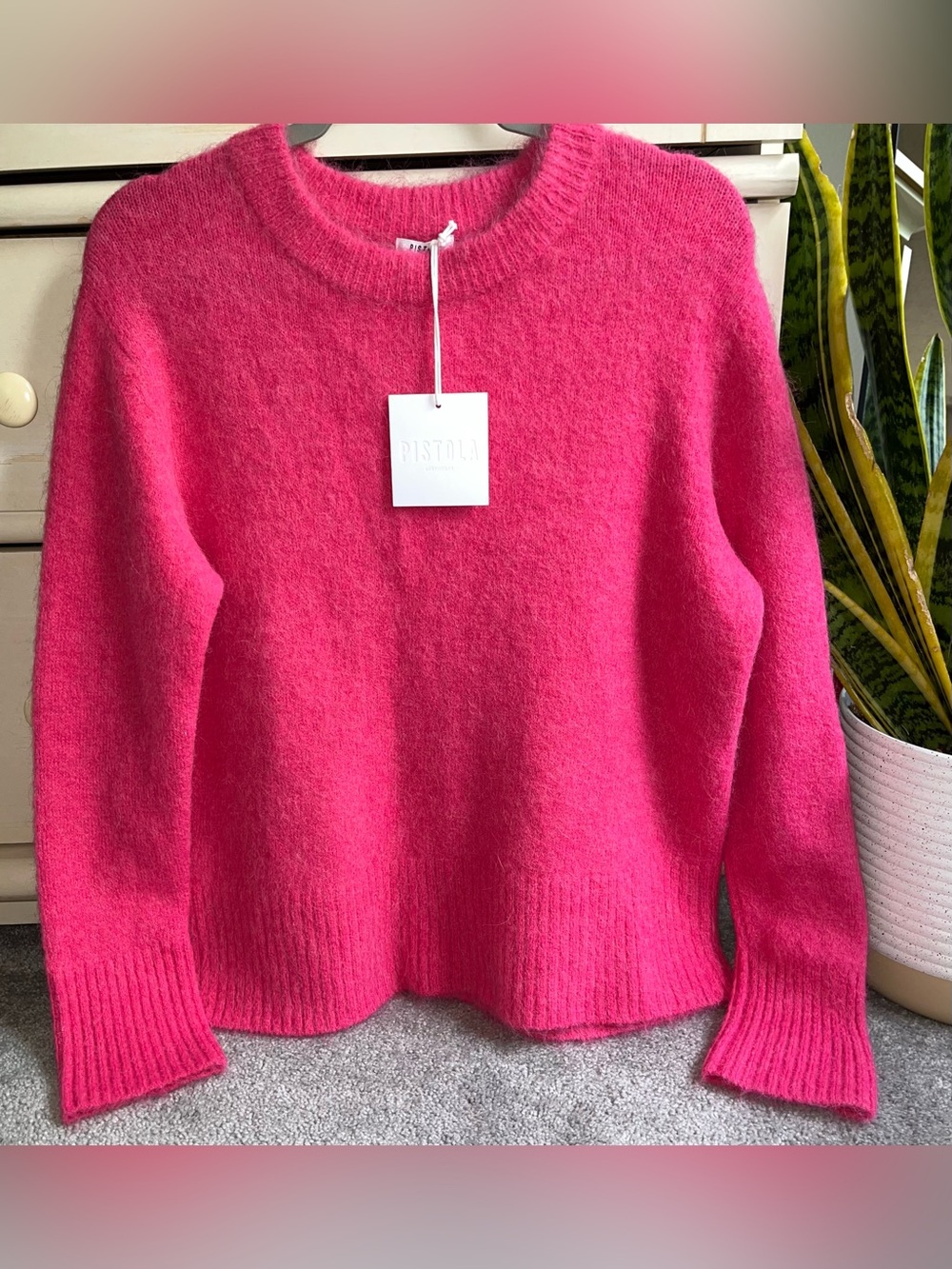 NWT Pistola Ivy Crewneck Sweater S Oversized